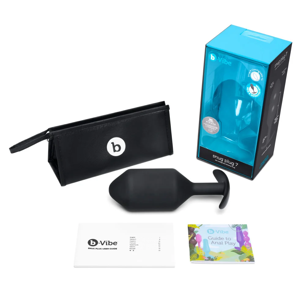B-Vibe Snug Plug 7 Weighted - Image 3