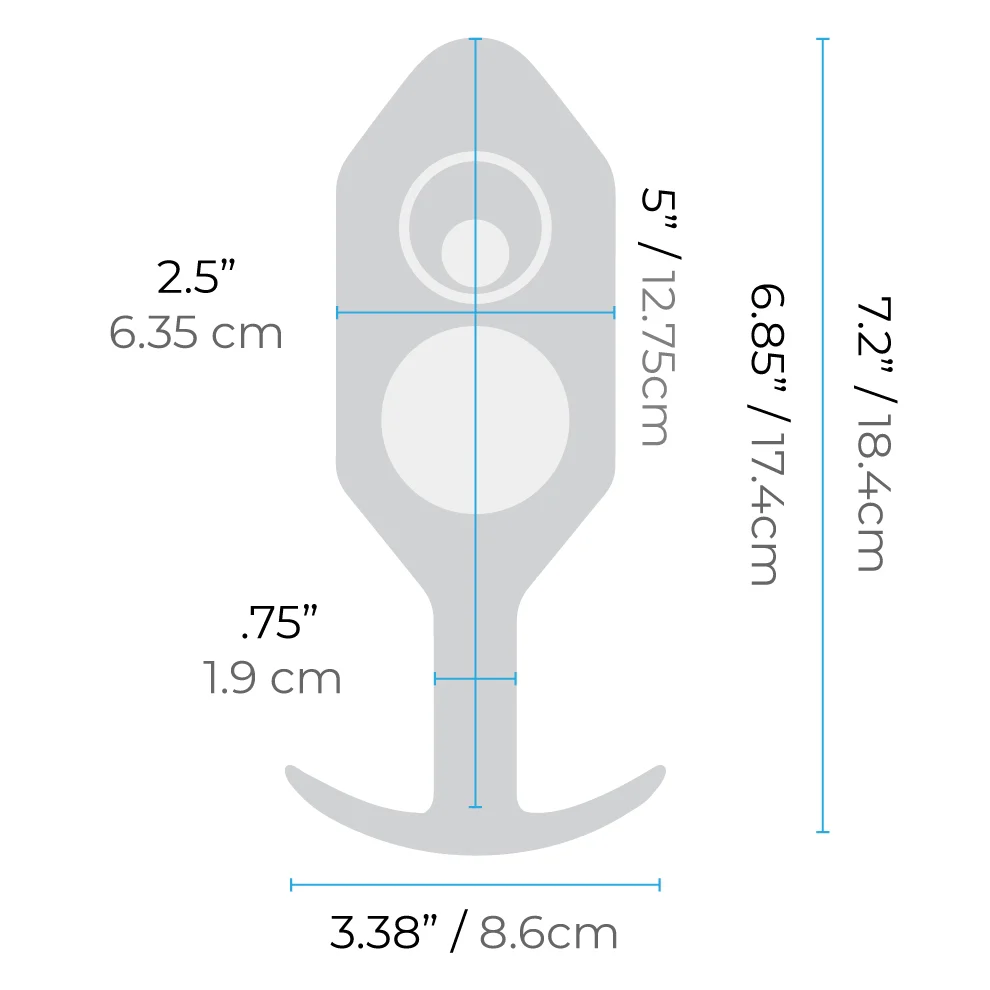 B-Vibe Snug Plug 7 Weighted - Image 4
