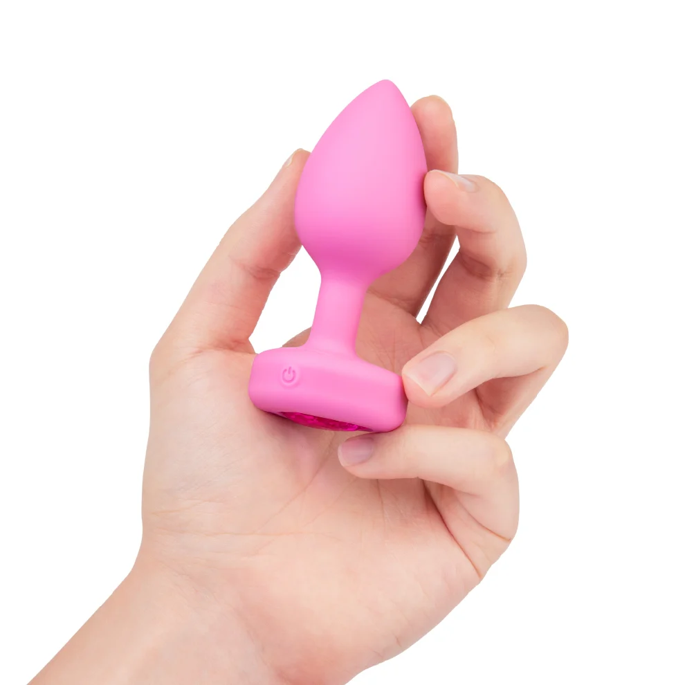 B-Vibe vibrating heart plug Pink Small - Image 5