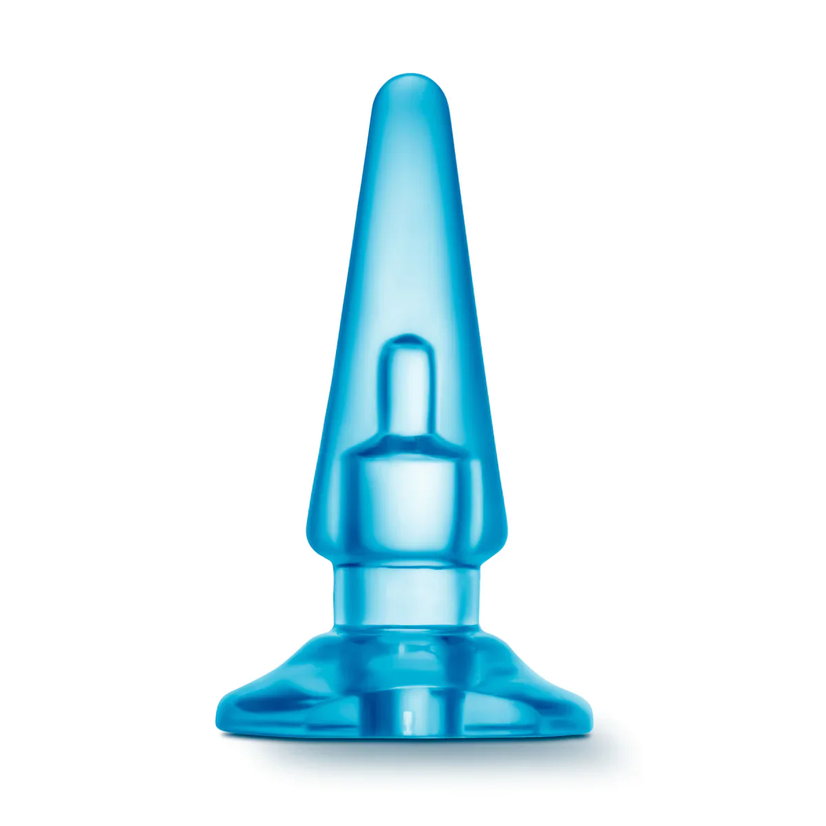 B Yours Basic Blue 4-Inch Anal Plug - Image 4