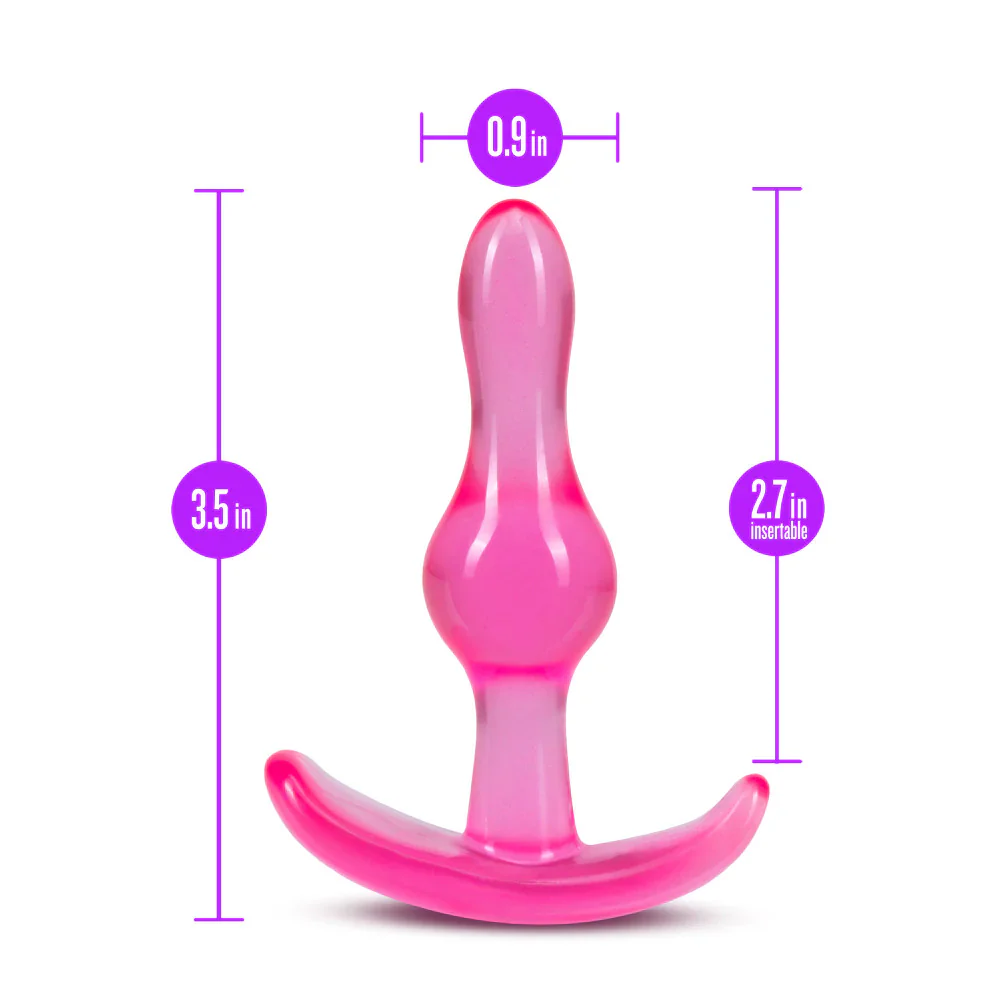 B Yours Curvy Pink 3.5-Inch Anal Plug - Image 2