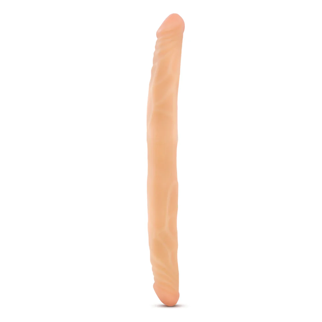 B Yours Double Dildo 14in - Vanilla - Image 4