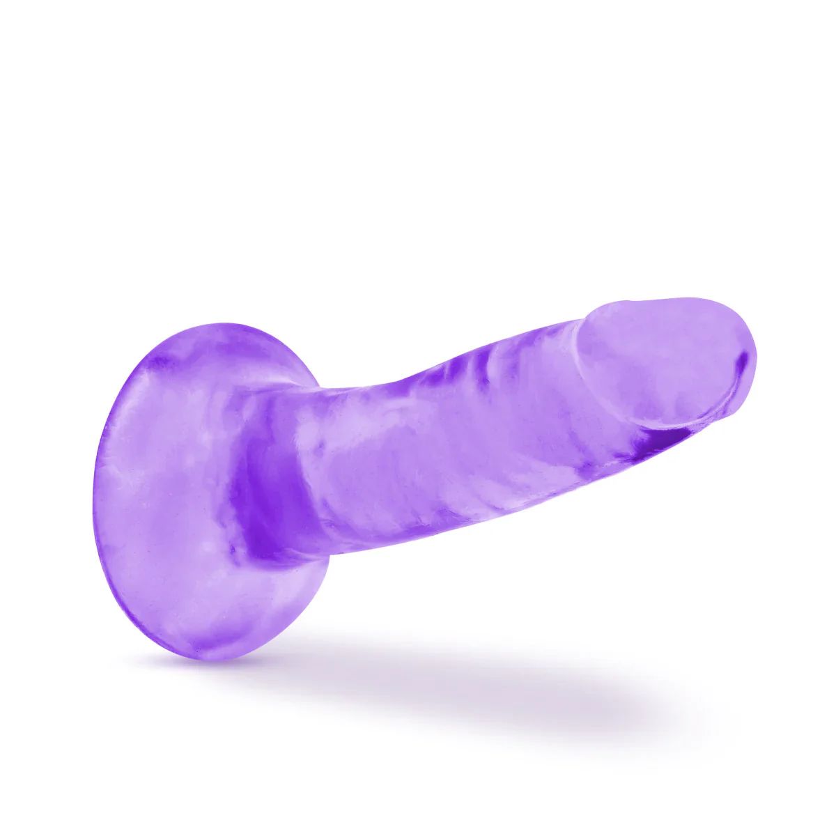B Yours Plus Hard N’ Happy Realistic G-Spot Purple 5.5-Inch Long Dildo - Image 6