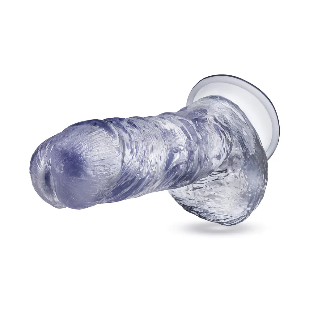 B Yours Plus Hearty n’ Hefty Clear 9-Inch Long Dildo - Image 5
