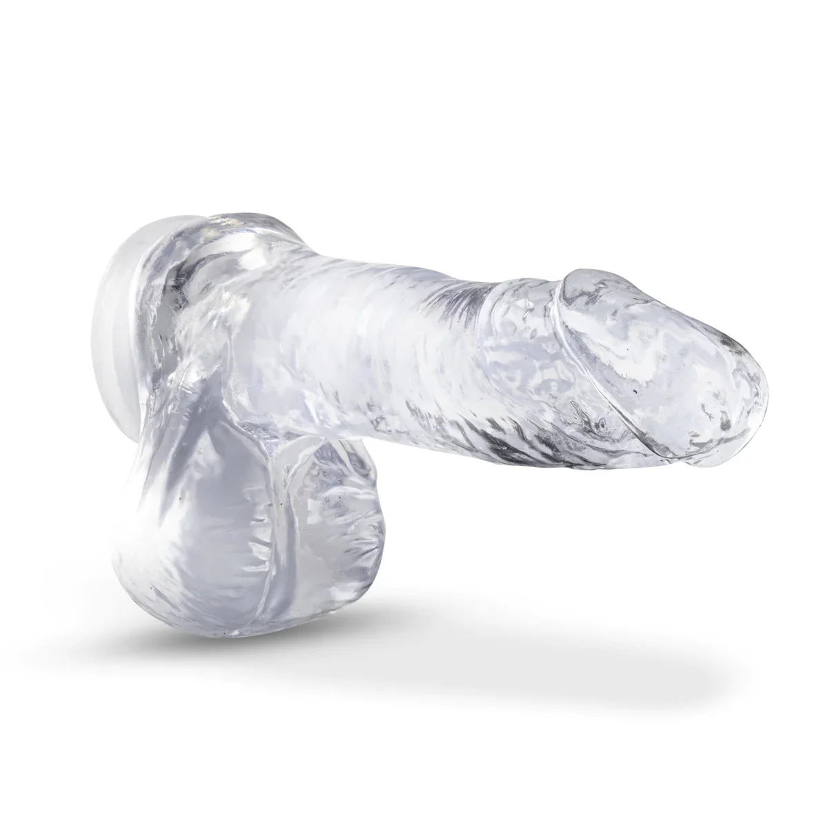 B Yours Plus Ram N’ Jam Realistic Clear 8-Inch Long Dildo - Image 6
