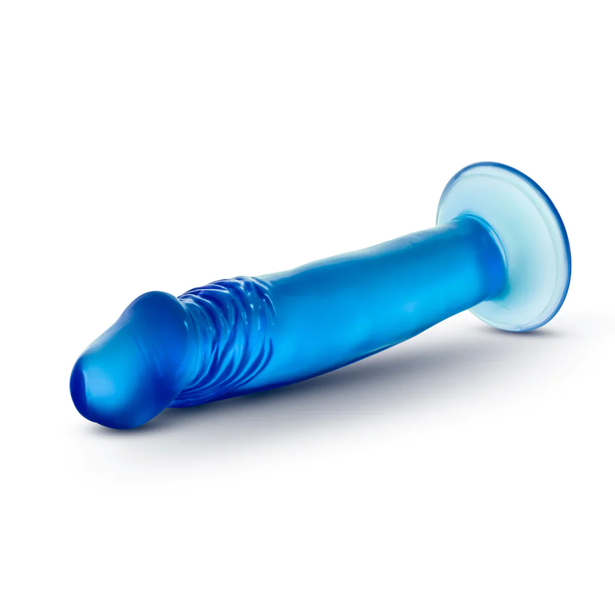 B Yours Sweet N' Small 6 Realistic Blue 6.5-Inch Long Dildo - Image 7