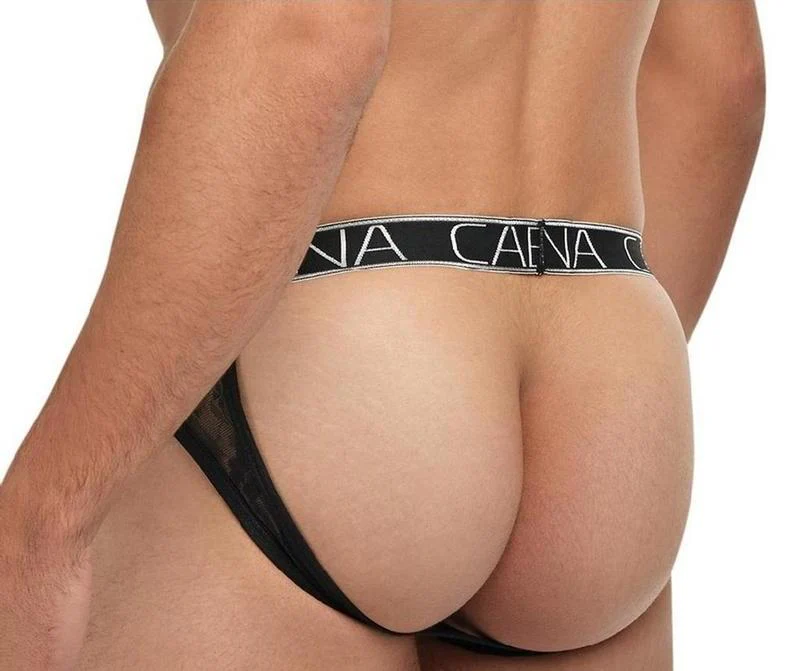 Banana Cabana Lace Nights Open Back Brief - Image 3