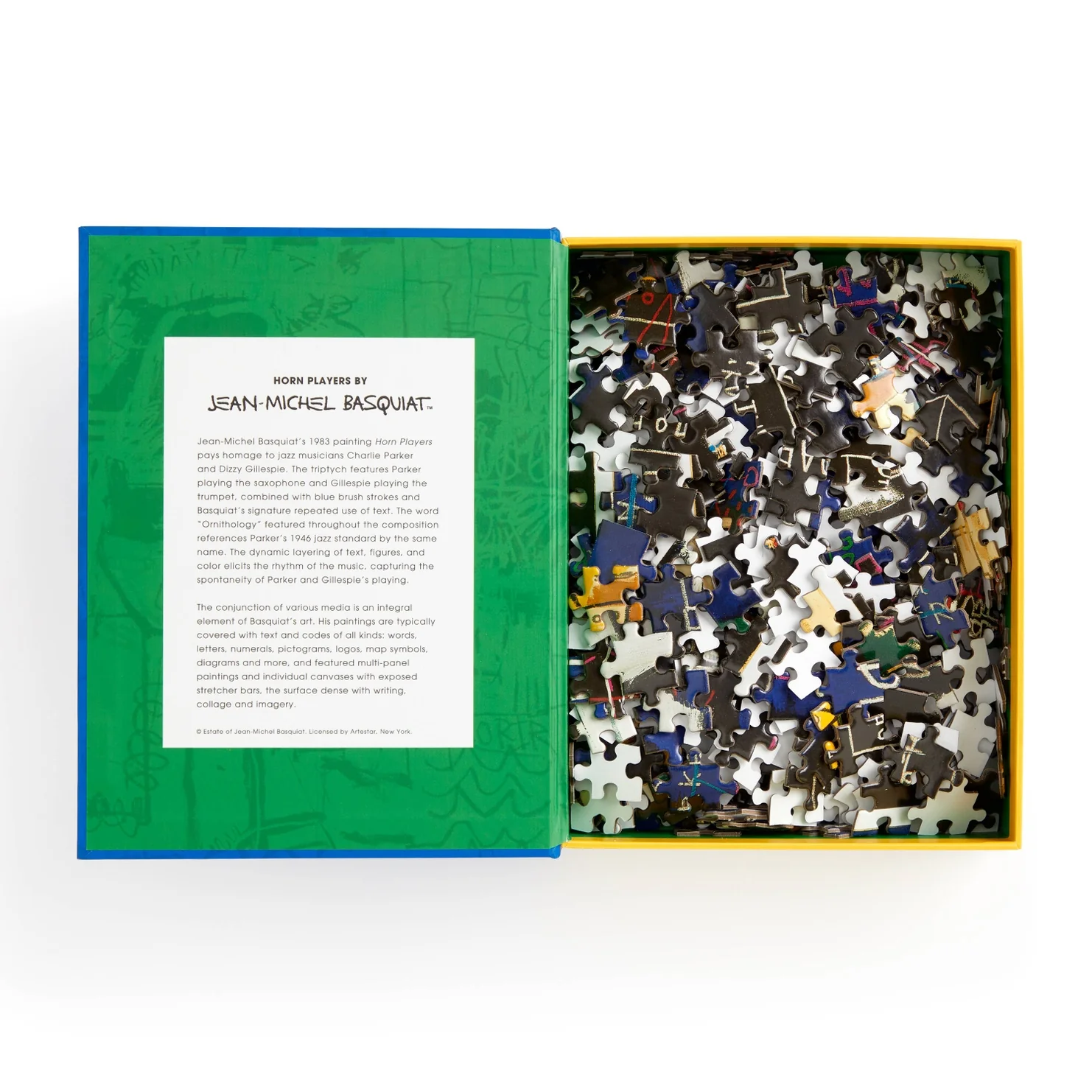 Basquiat Horn Players 500 Piece Book Puzzle - Image 3
