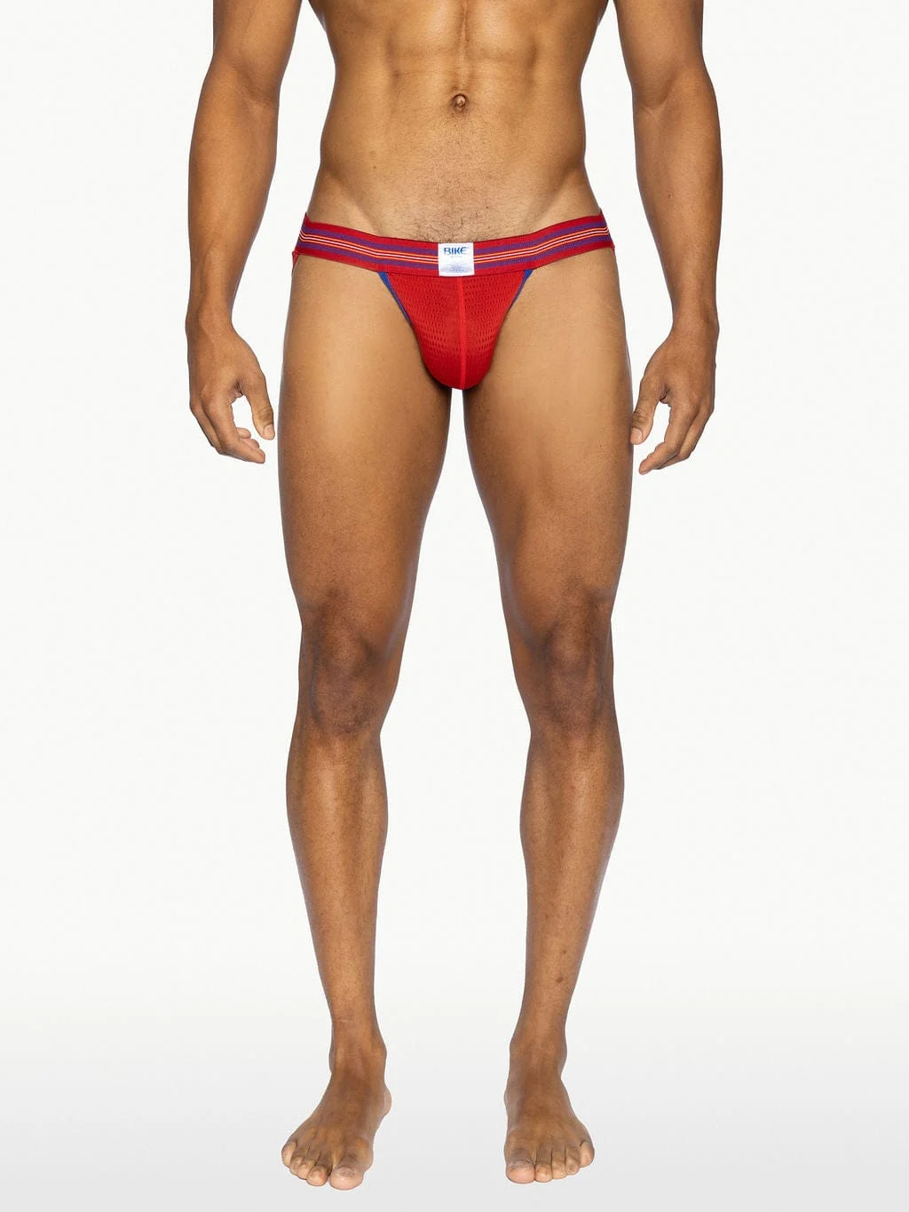 BIKE ATHLETIC Mesh Jockstrap - Red - Image 3