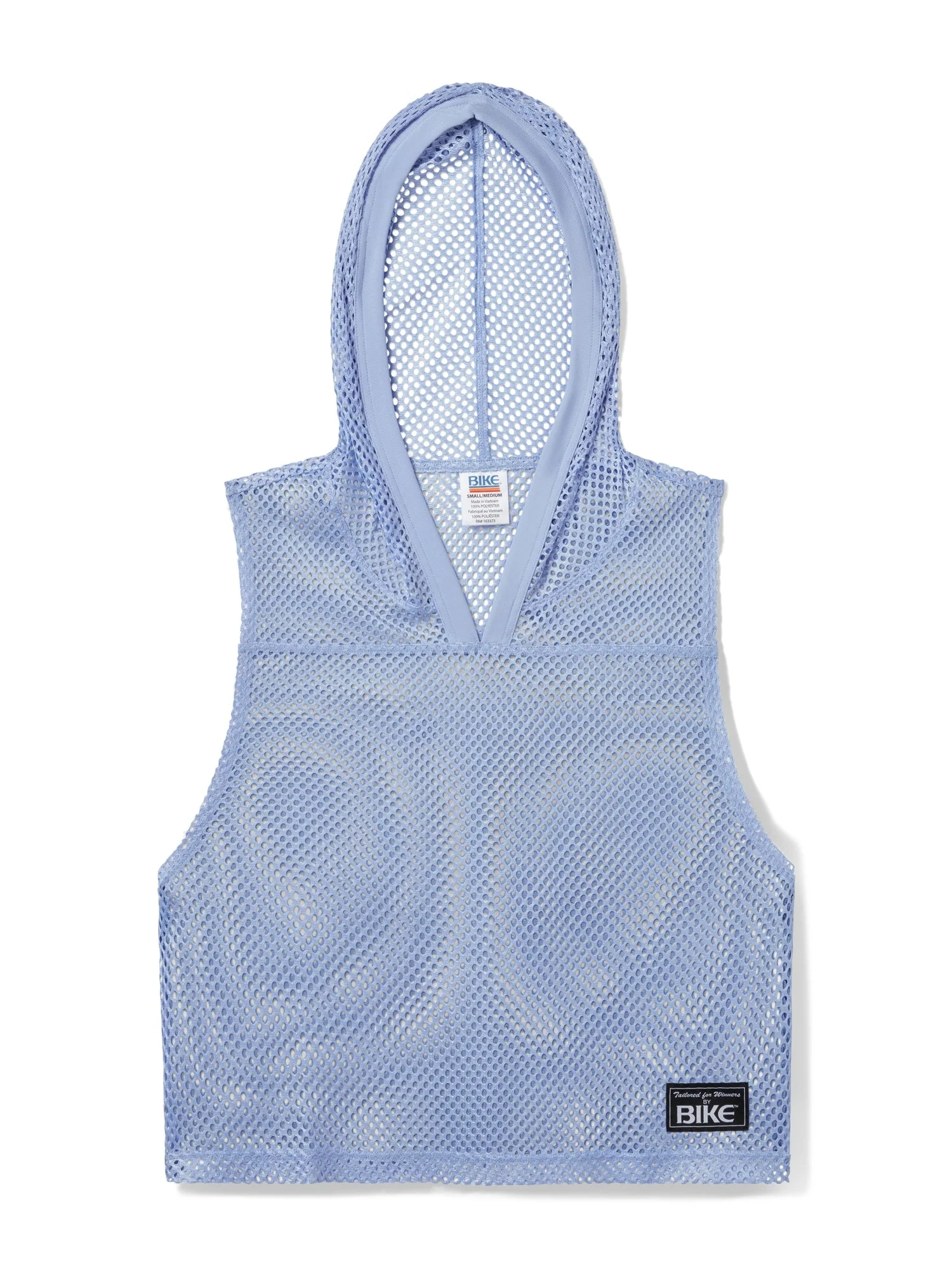 BIKE Hooded Sleeveless Practice Jersey - Ice Blue - Image 2