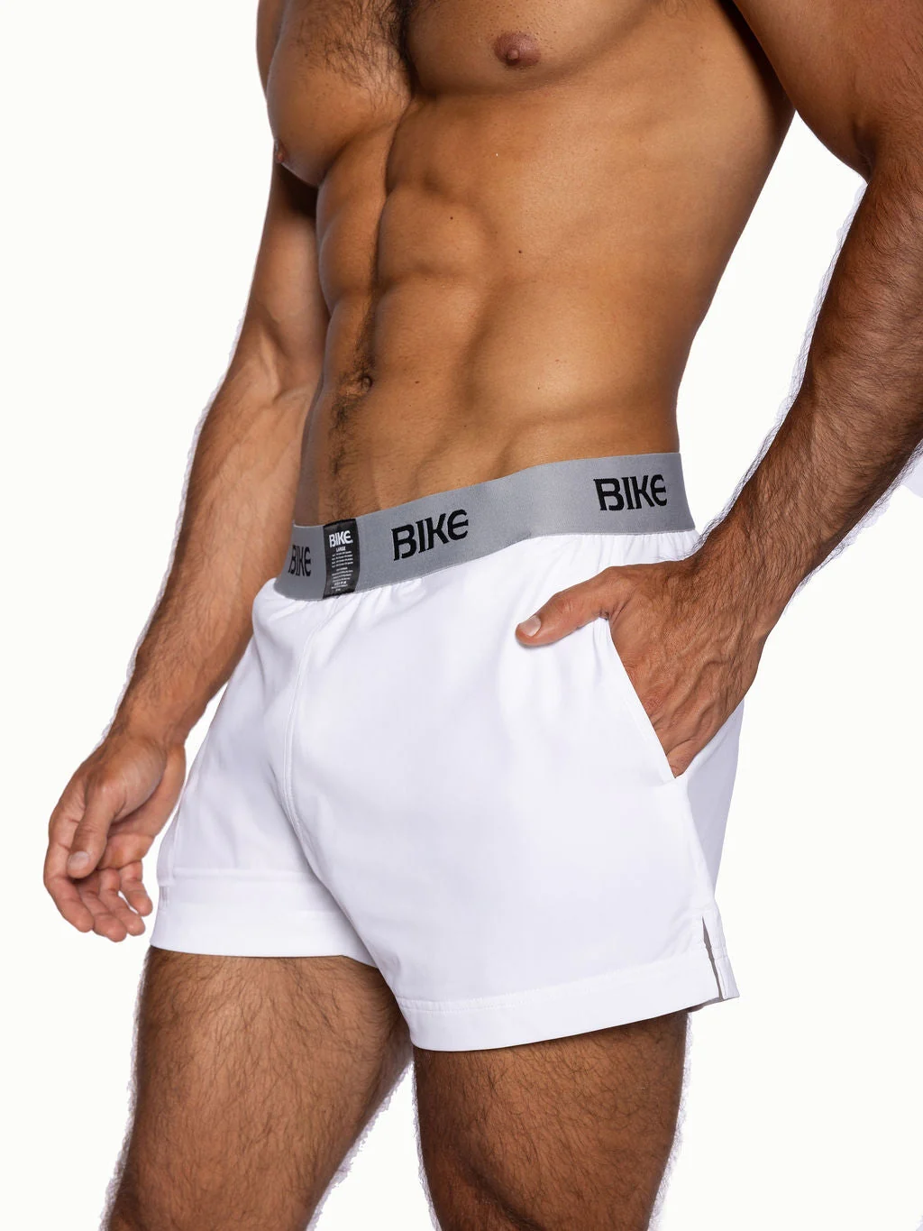BIKE Jock Short - White