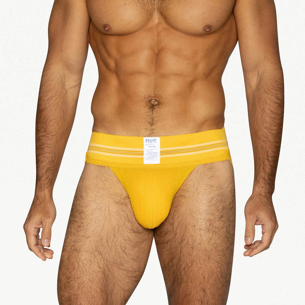 BIKE Original #10 Jockstrap in YELLOW - Image 4