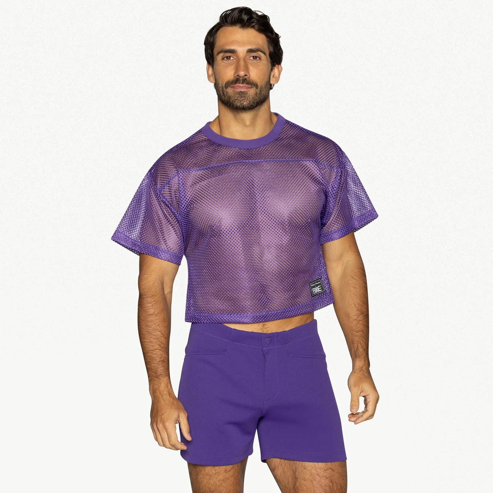 BIKE Short Sleeve Practice Jersey - Purple - Image 3