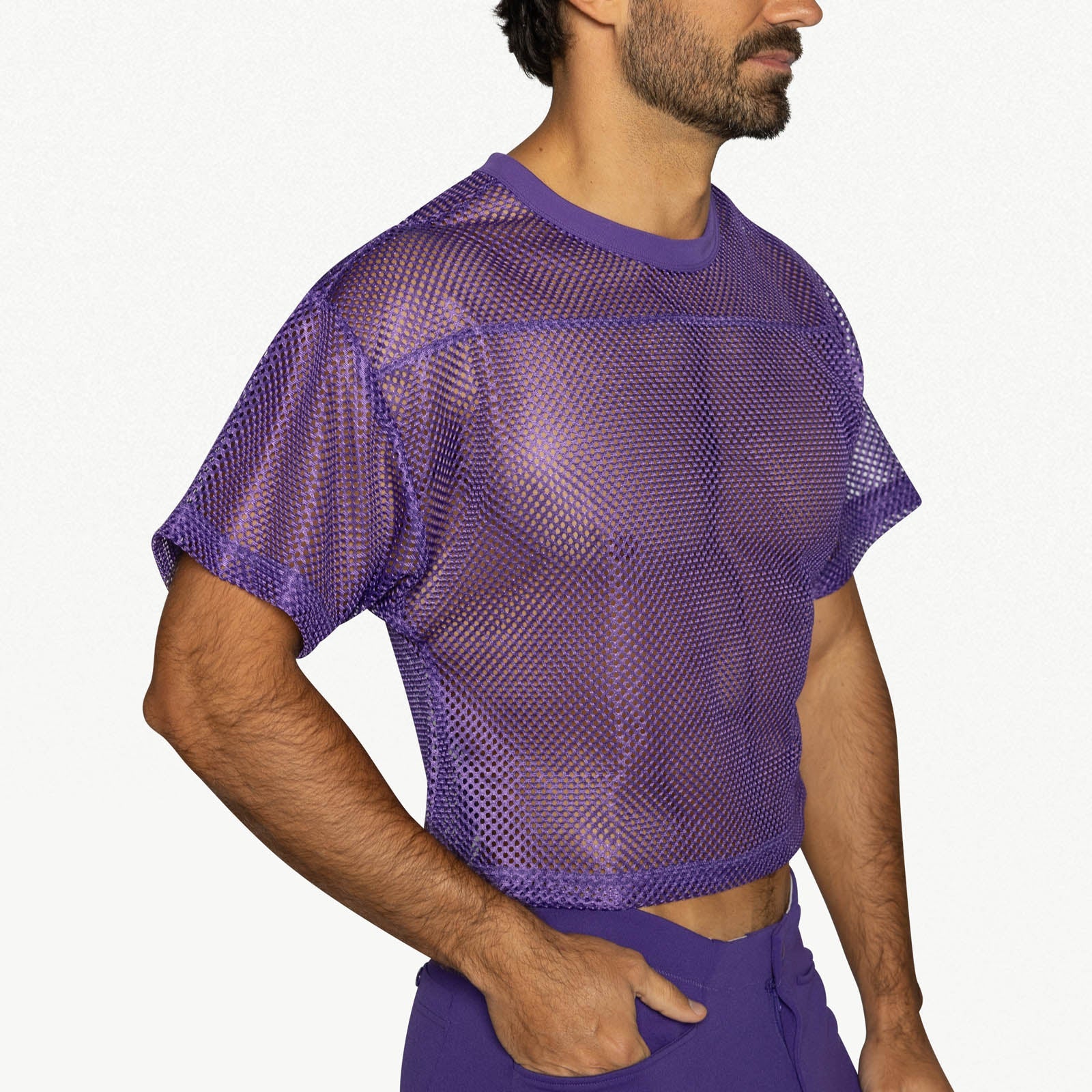BIKE Short Sleeve Practice Jersey - Purple - Image 4