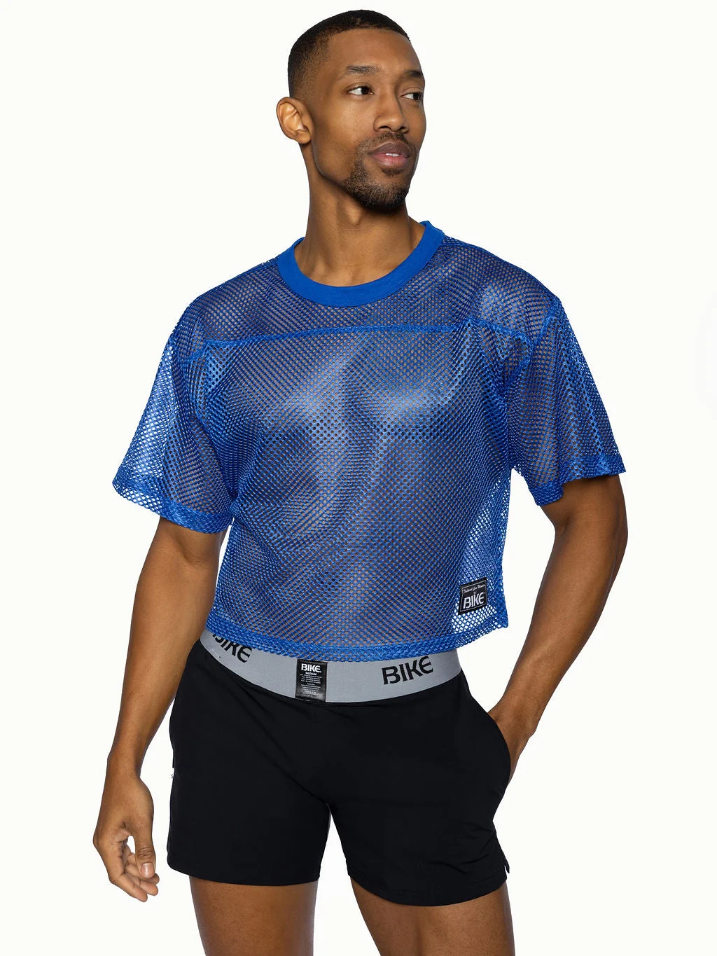 BIKE Short Sleeve Practice Jersey - Royal Blue - Image 3