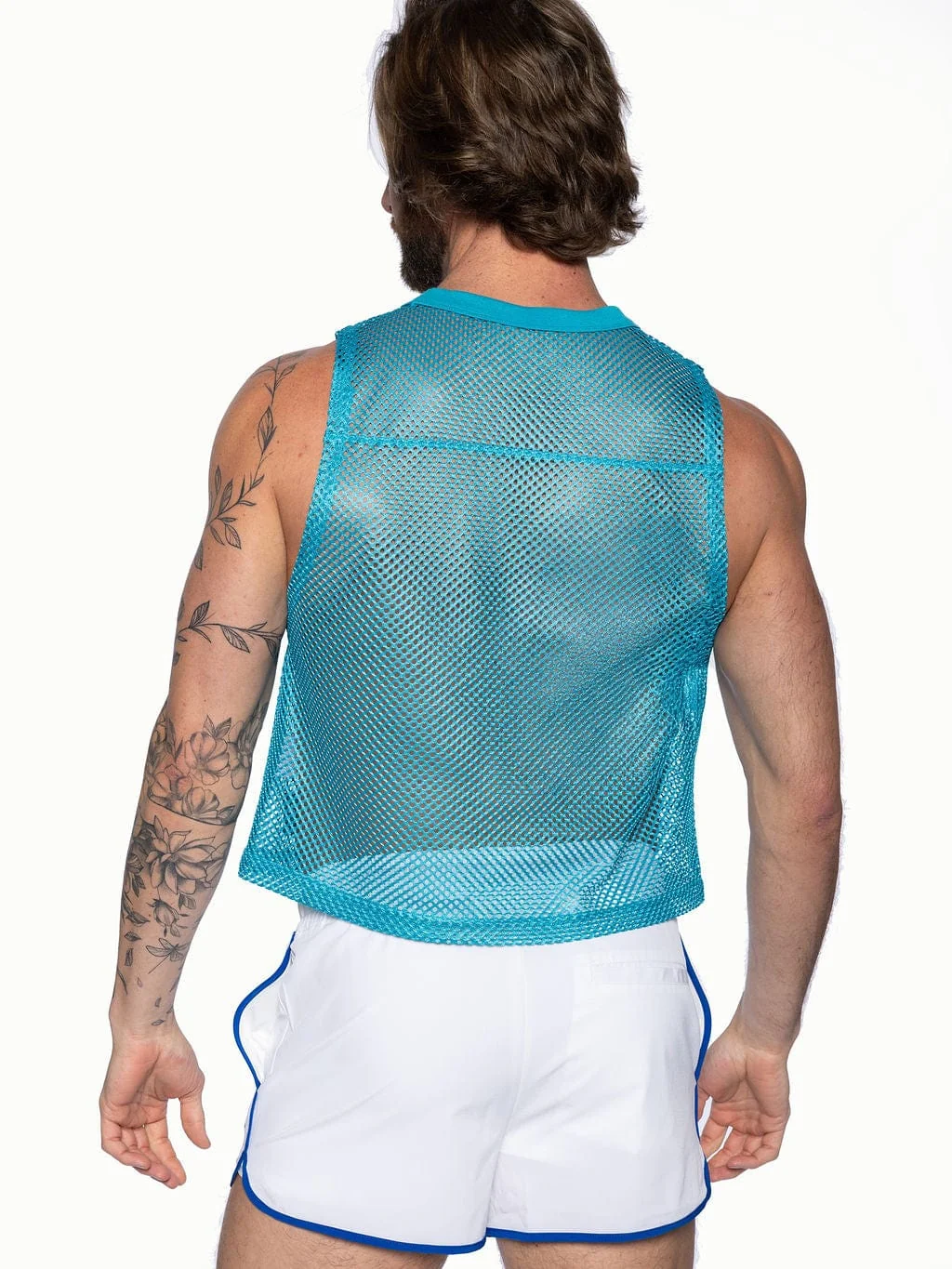 BIKE Short Sleeveless Practice Jersey - Teal - Image 4
