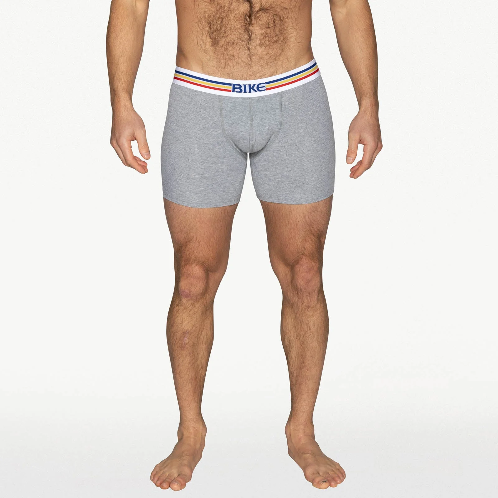 BIKE Stretch Cotton Boxer Brief - Gray - Image 3