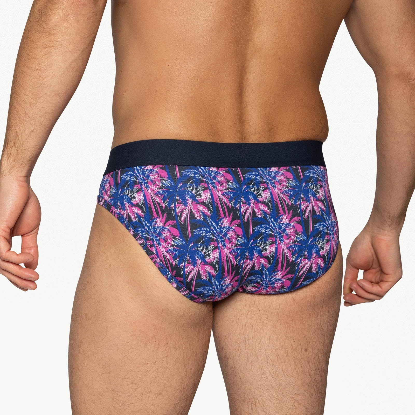 BIKE Stretch Cotton Brief - Palm Party - Image 5