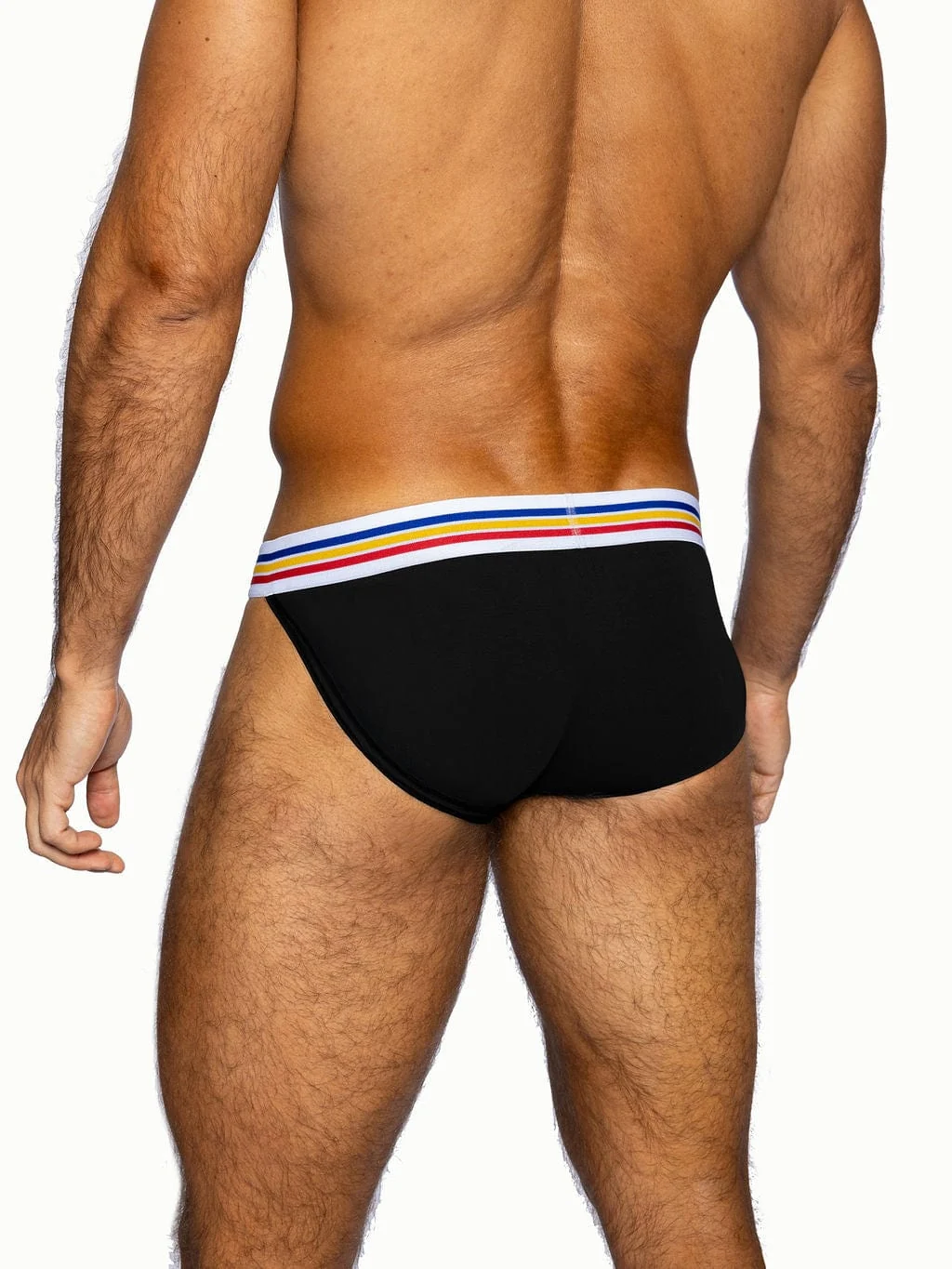 BIKE Stretch Cotton Jock Brief - Black - Image 5