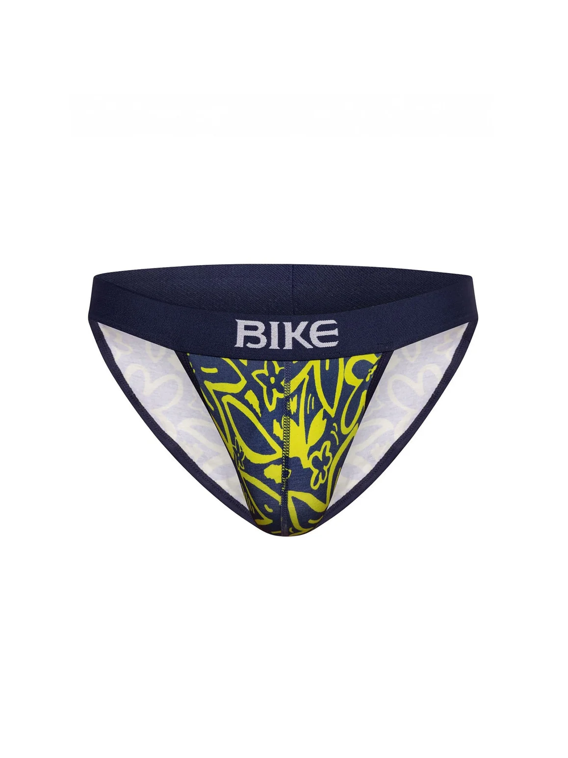 BIKE Stretch Cotton Jock Brief - Flower Party - Image 2