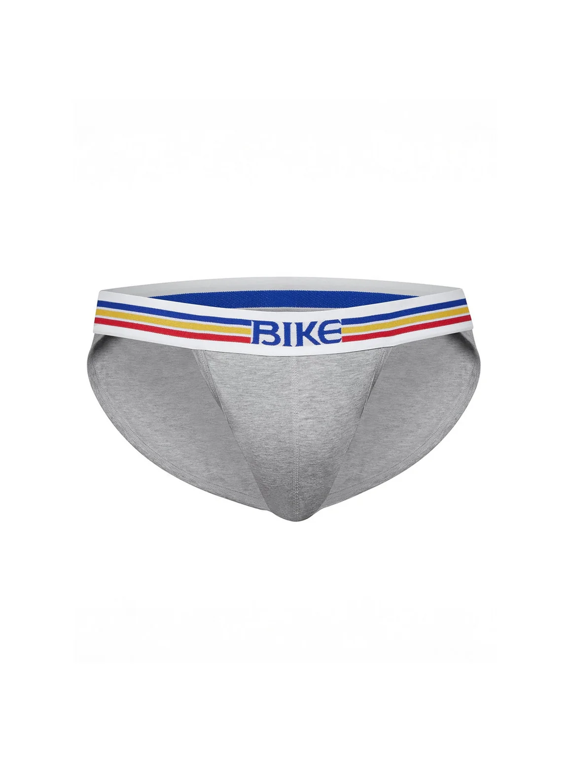 BIKE Stretch Cotton Jock Brief - Grey - Image 2