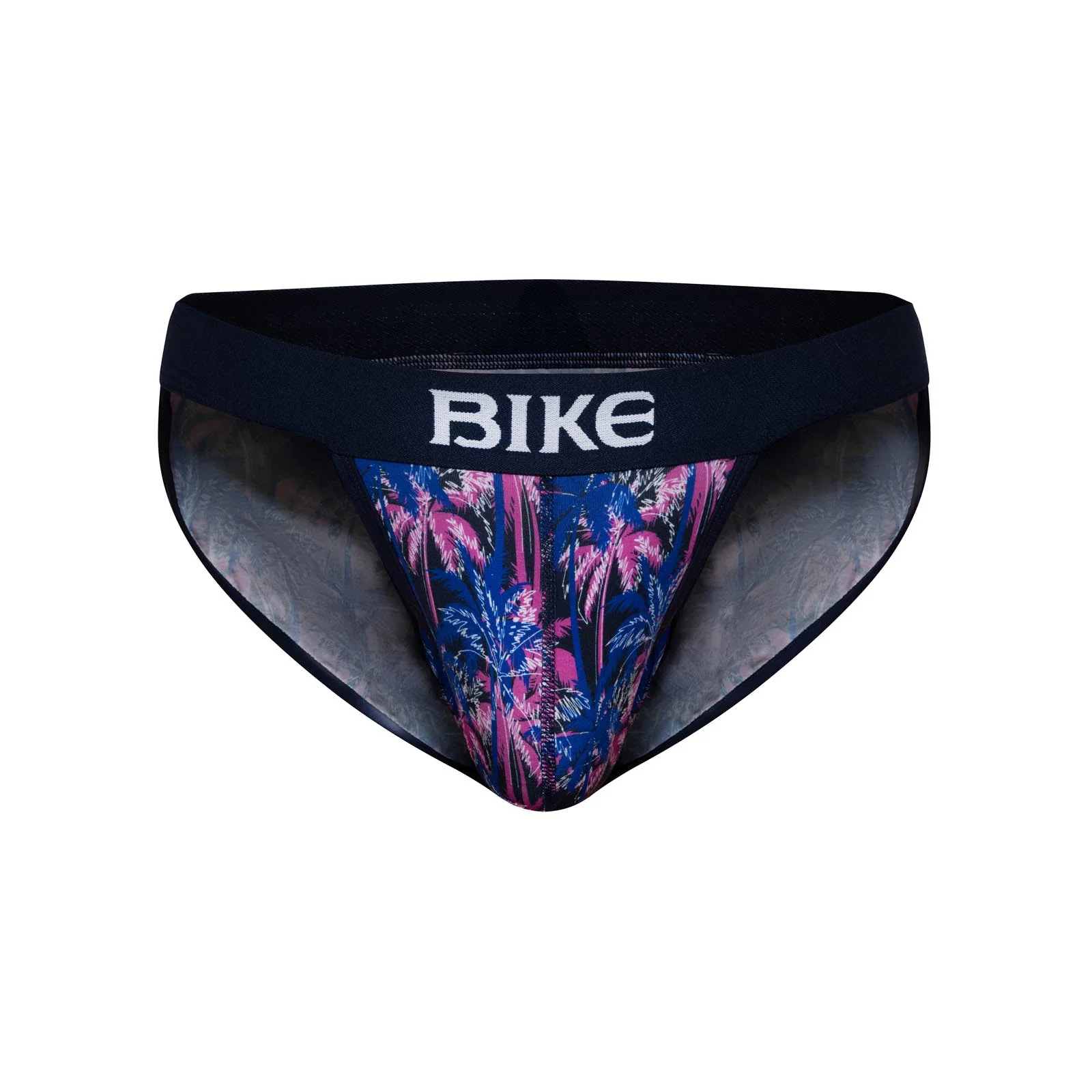 BIKE Stretch Cotton Jock Brief - Palm PArty - Image 2