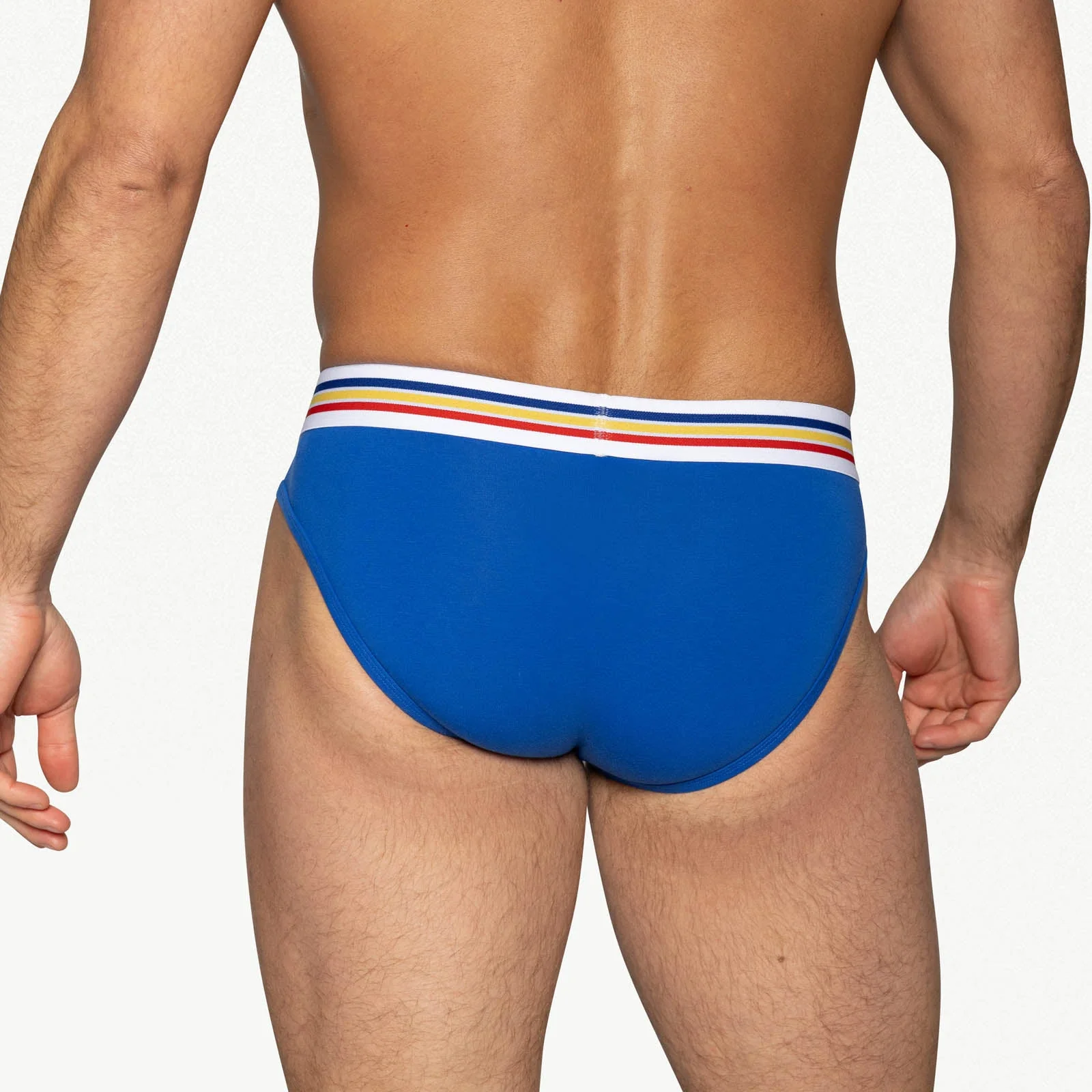BIKE Stretch Cotton Jock Brief - Royal - Image 5