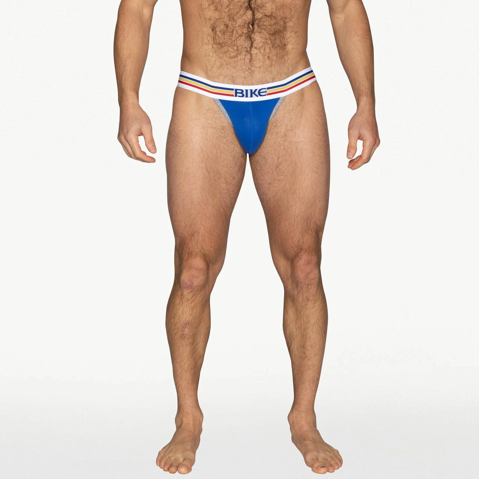BIKE Stretch Cotton Jock Brief -  Royal - Image 3