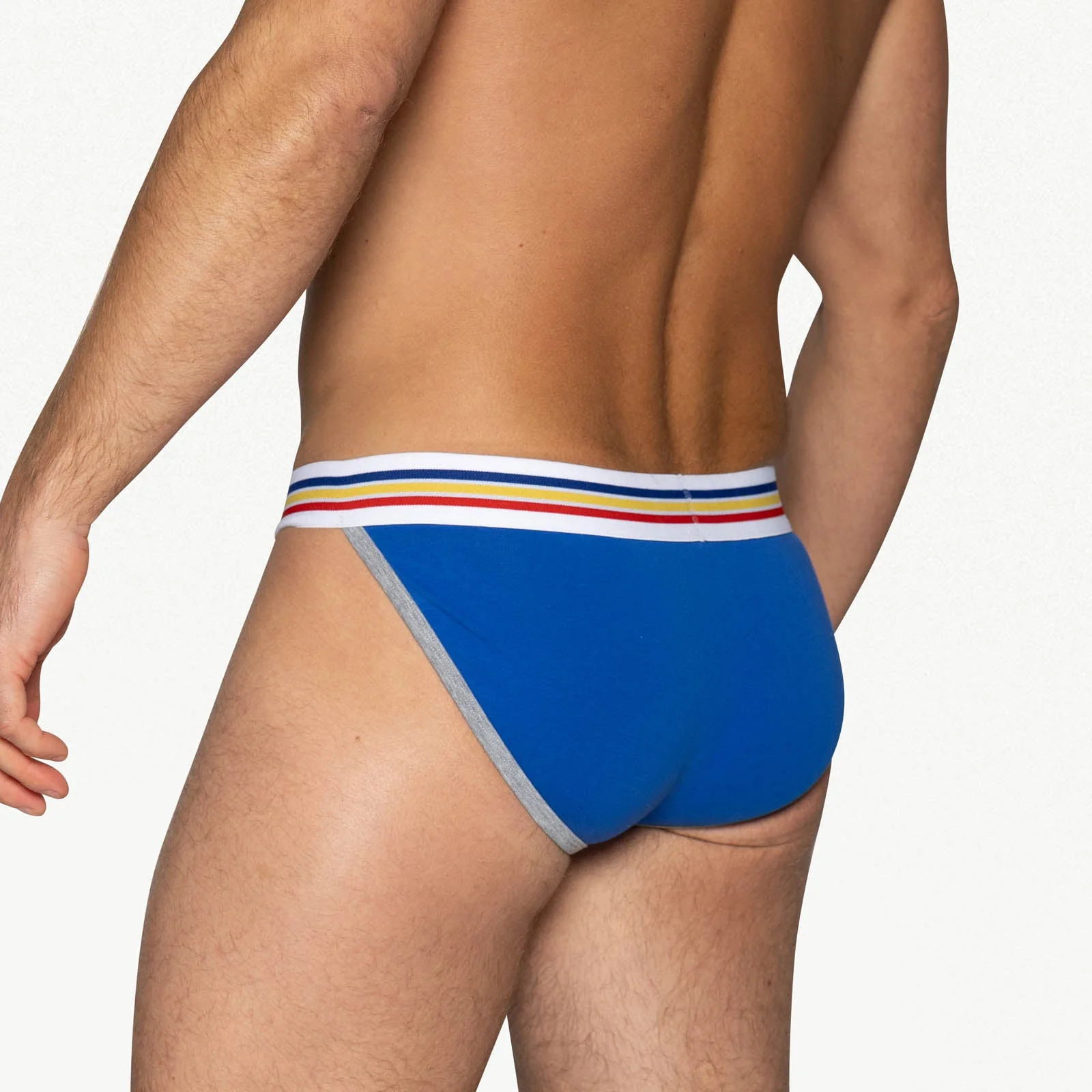 BIKE Stretch Cotton Jock Brief -  Royal - Image 5