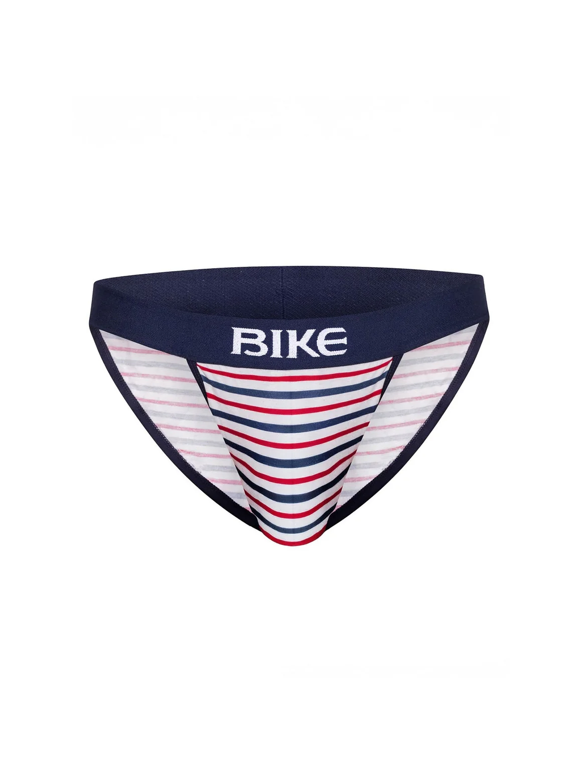 BIKE Stretch Cotton Jock Brief - Sailor Stripe - Image 2