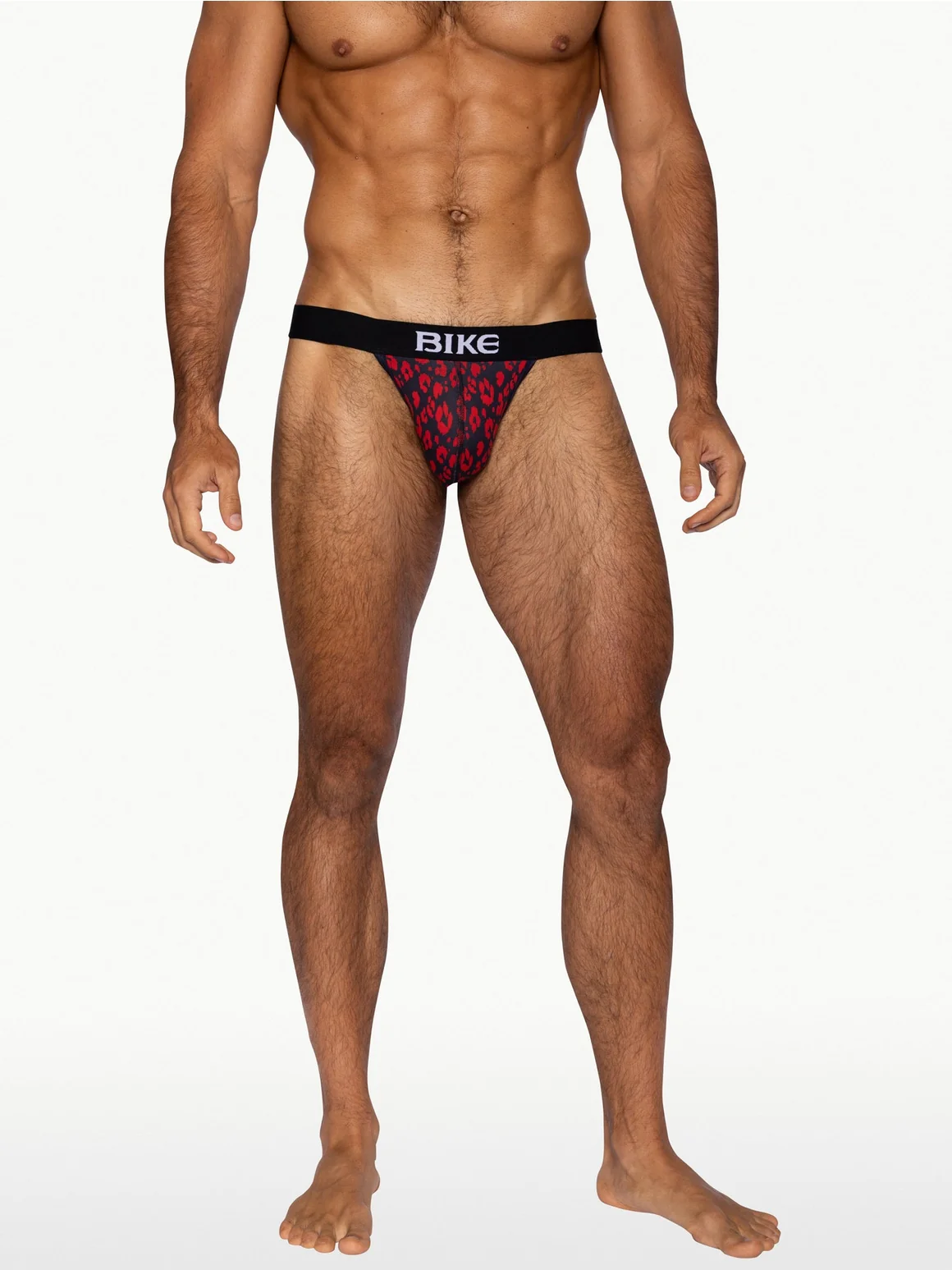 BIKE Stretch Cotton Jock Brief - Samba Leopard - Image 3