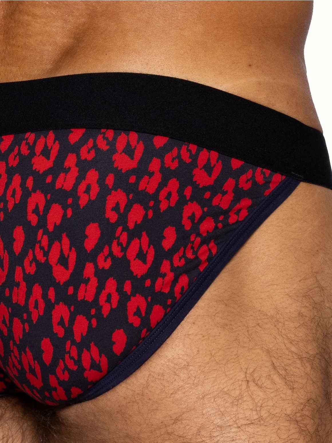 BIKE Stretch Cotton Jock Brief - Samba Leopard - Image 4