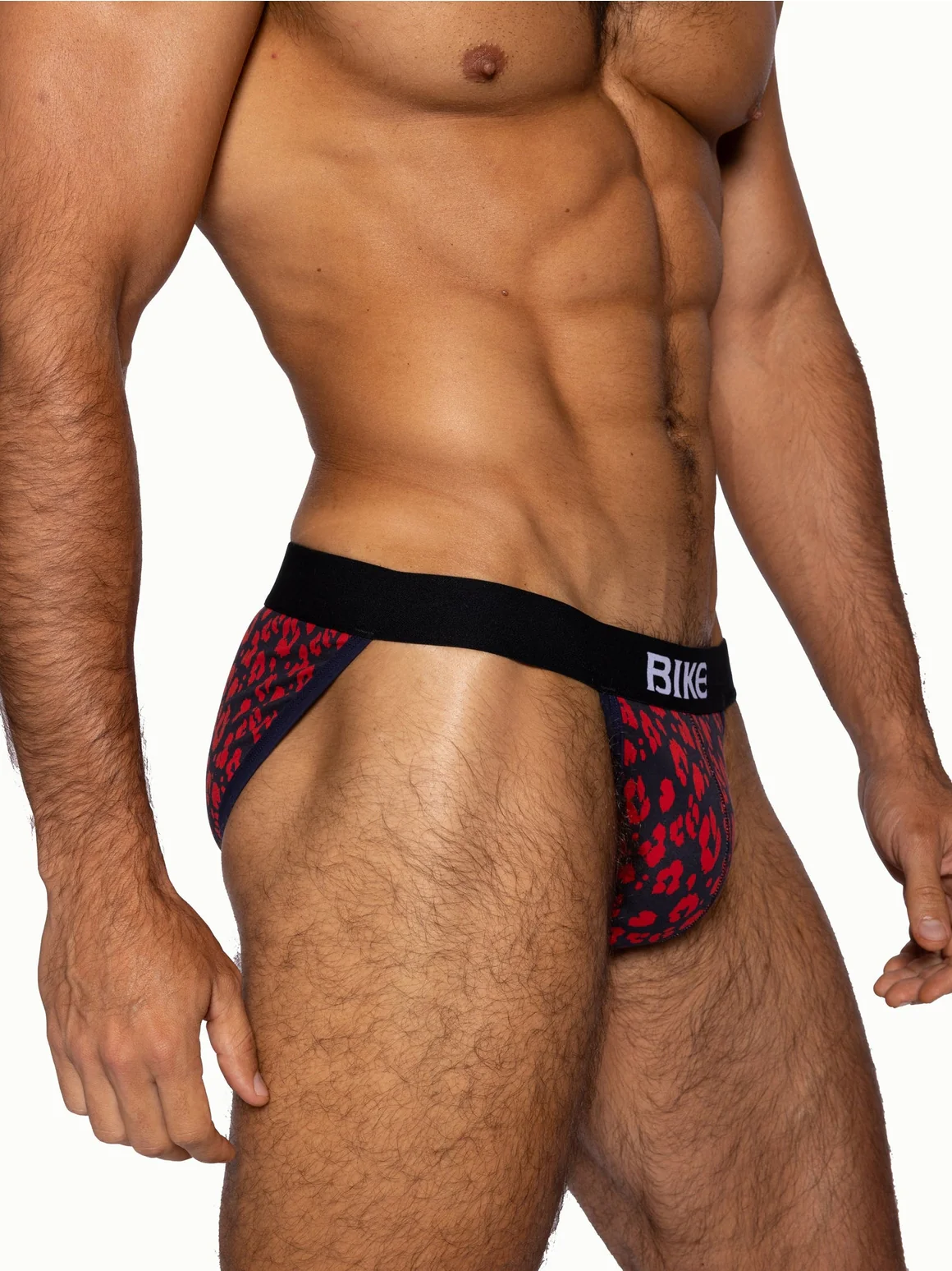 BIKE Stretch Cotton Jock Brief - Samba Leopard - Image 5