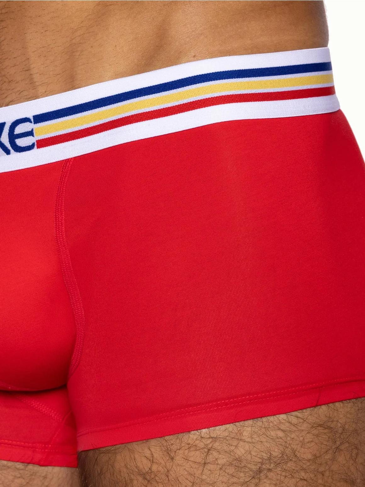 BIKE Stretch Cotton Trunk -  Samba Red - Image 5