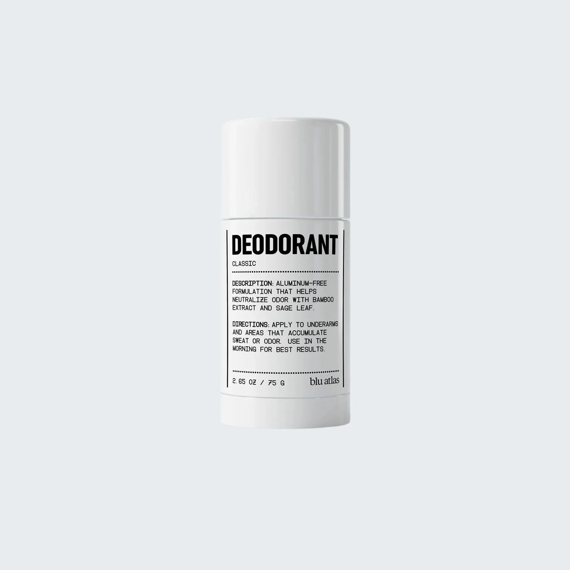 Blu Atlas 48-Hour Natural Deodorant - Classic