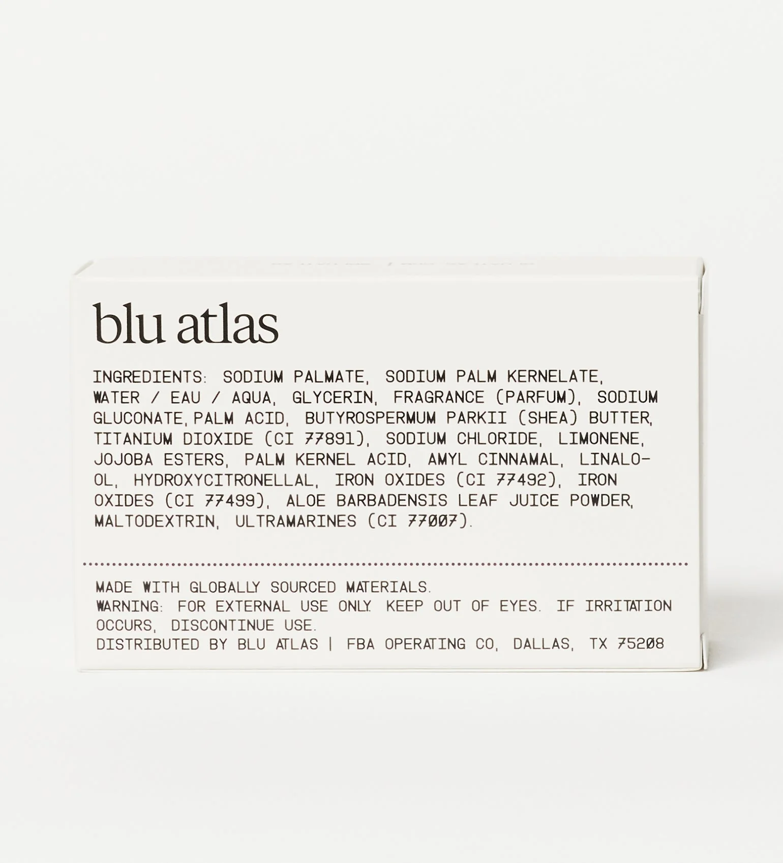 Blu Atlas Natural Exfoliating Bar Soap - Image 3