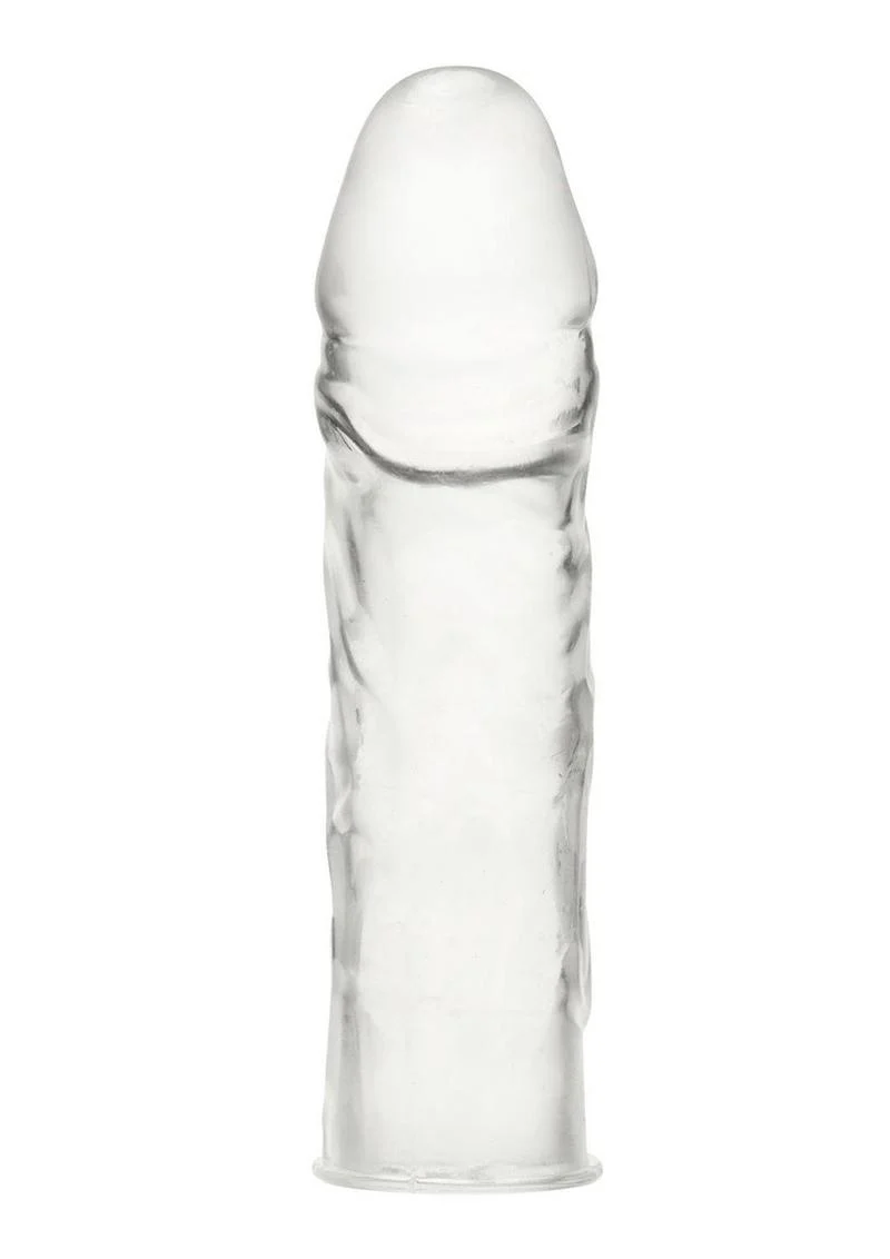 Blue Line Realistic Penis Extension 6.25in - Clear - Image 2