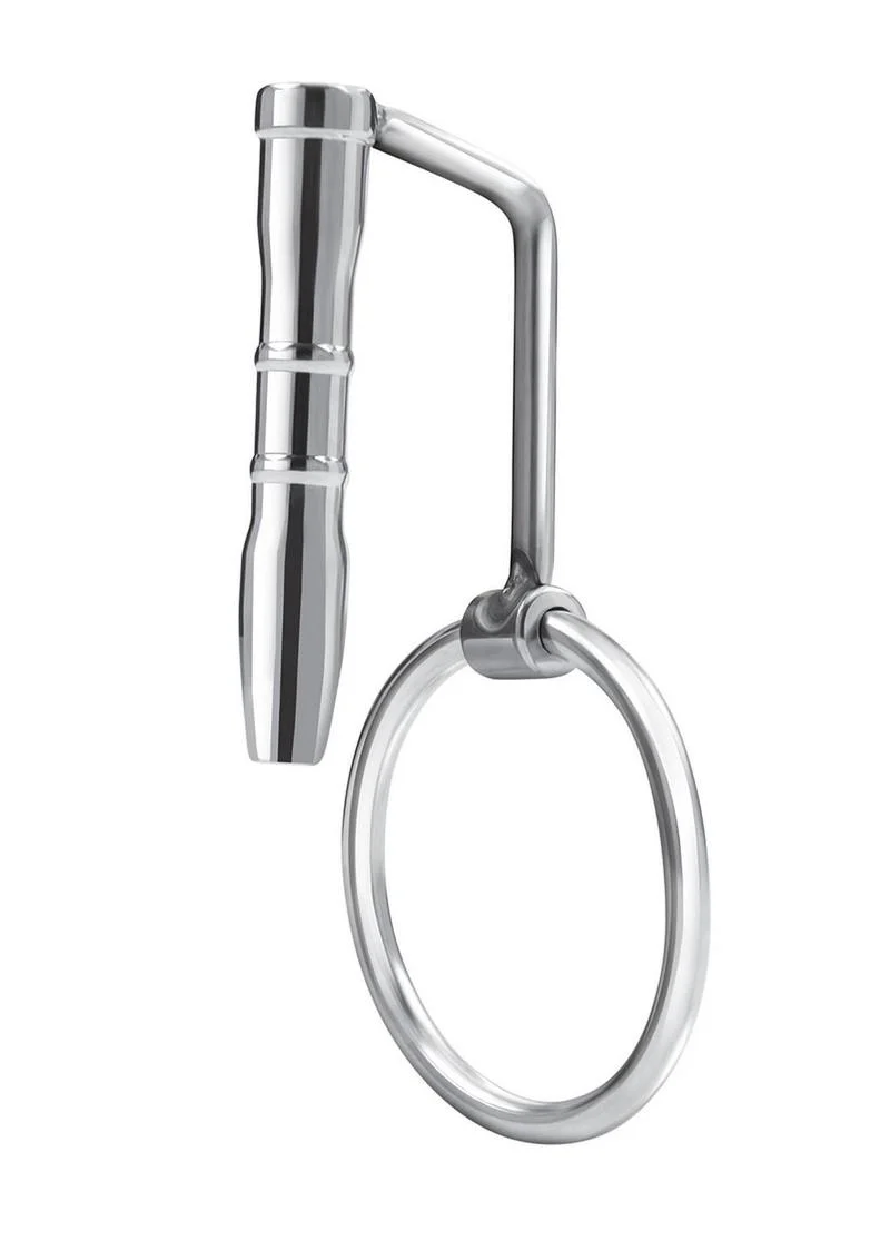 Blue Line Stainless Steel Sperm Stopper With Glans Ring - Image 2