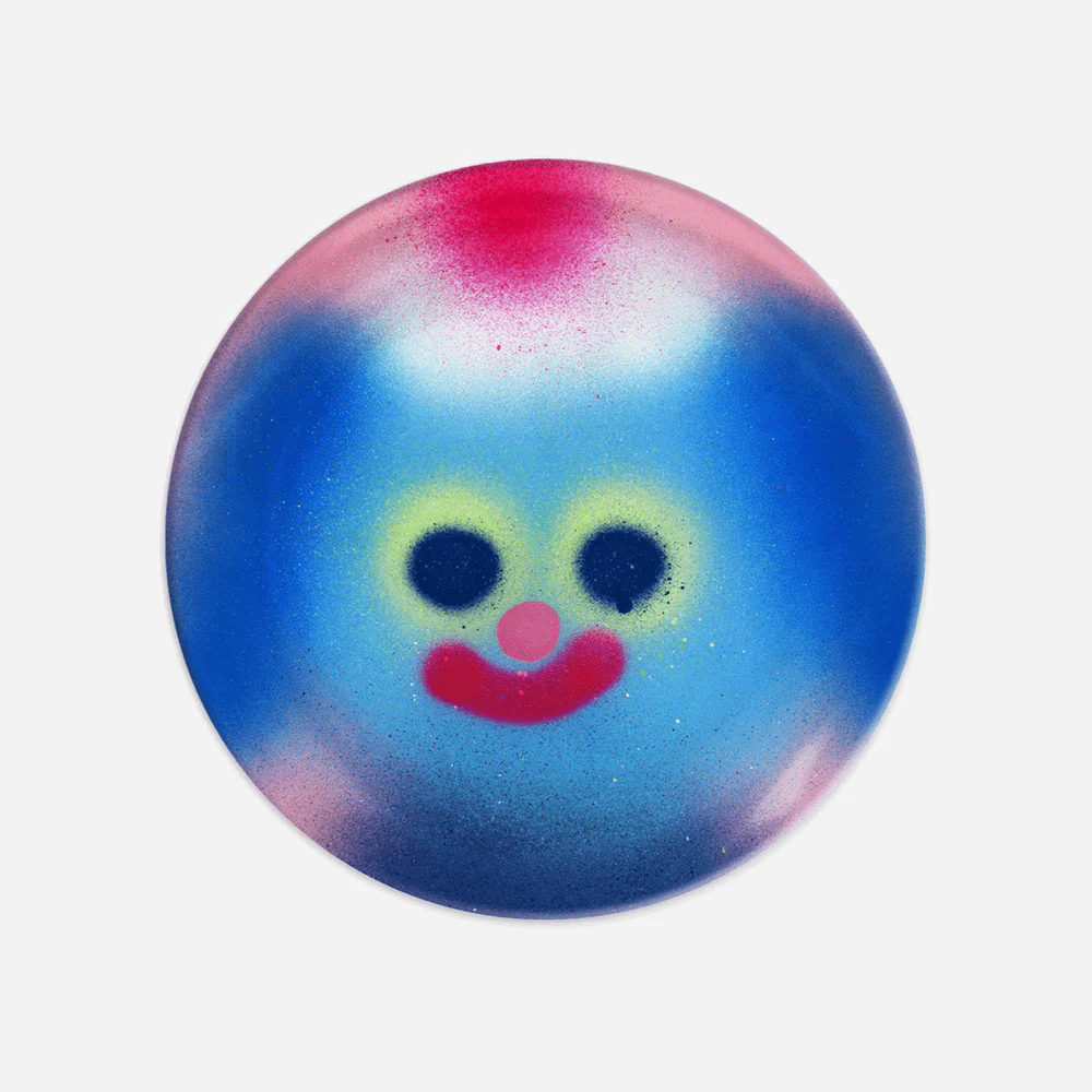 Blue Melamine Plate by Jon Burgerman x THIRD DRAWER DOWN - Image 3