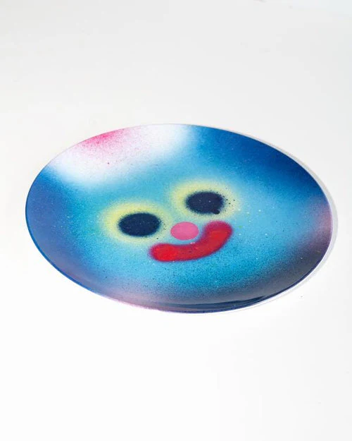 Blue Melamine Plate by Jon Burgerman x THIRD DRAWER DOWN - Image 4