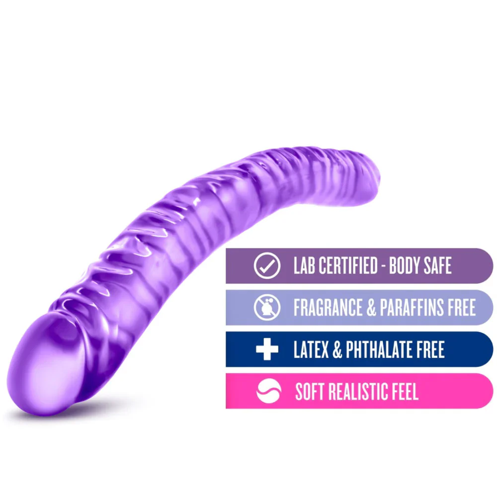 B Yours Purple 18-Inch Long Dildo - Image 2