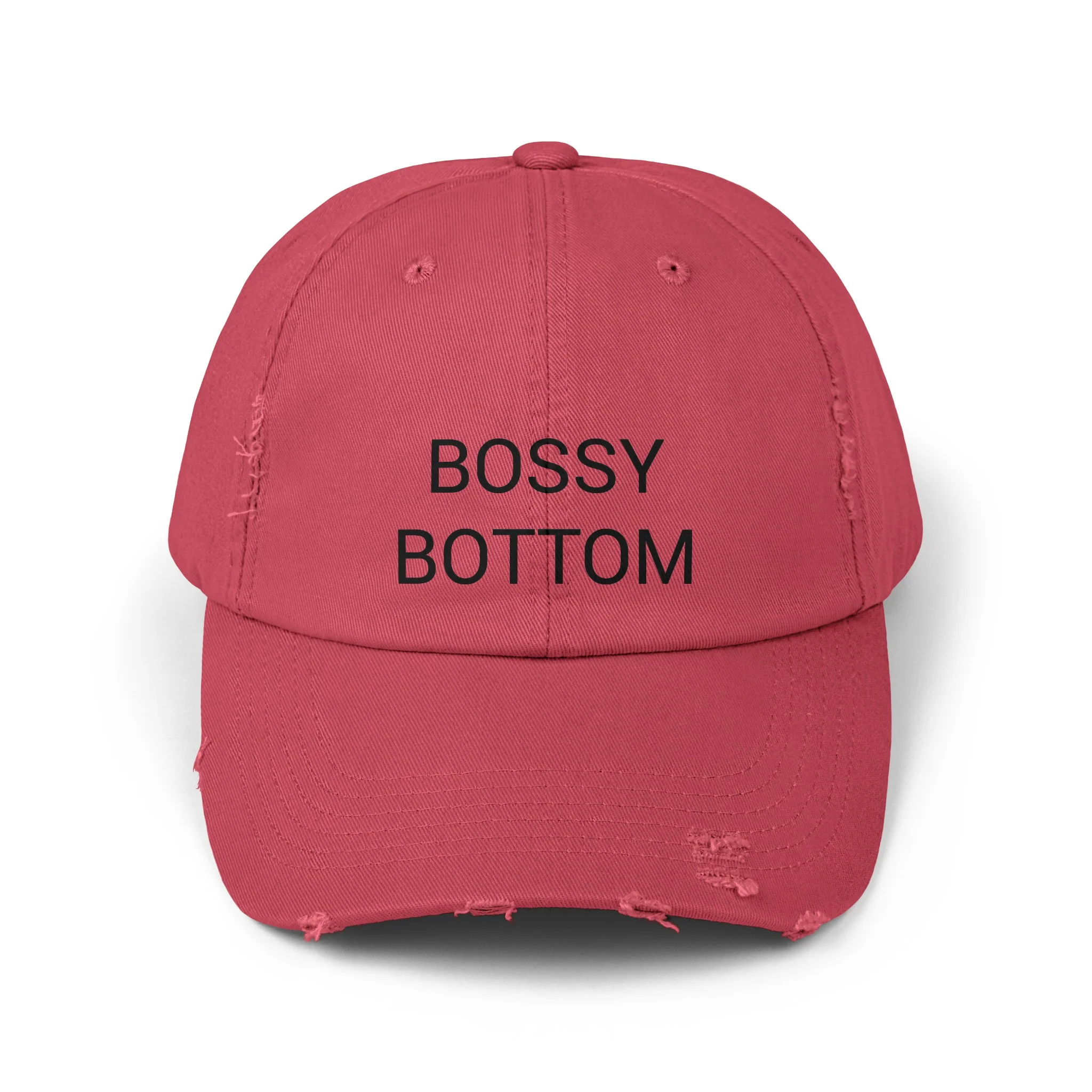 BOSSY BOTTOM Distressed Cap in 6 colors - Image 3
