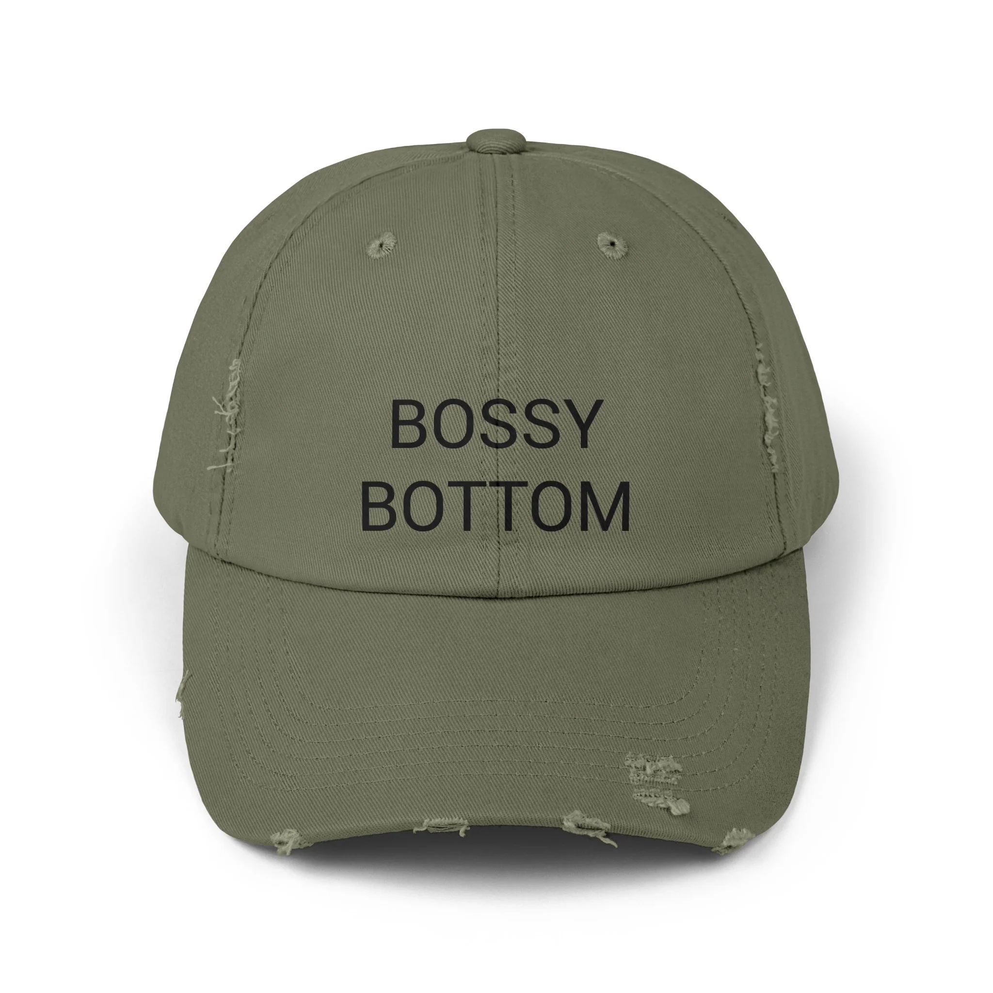 BOSSY BOTTOM Distressed Cap in 6 colors - Image 4