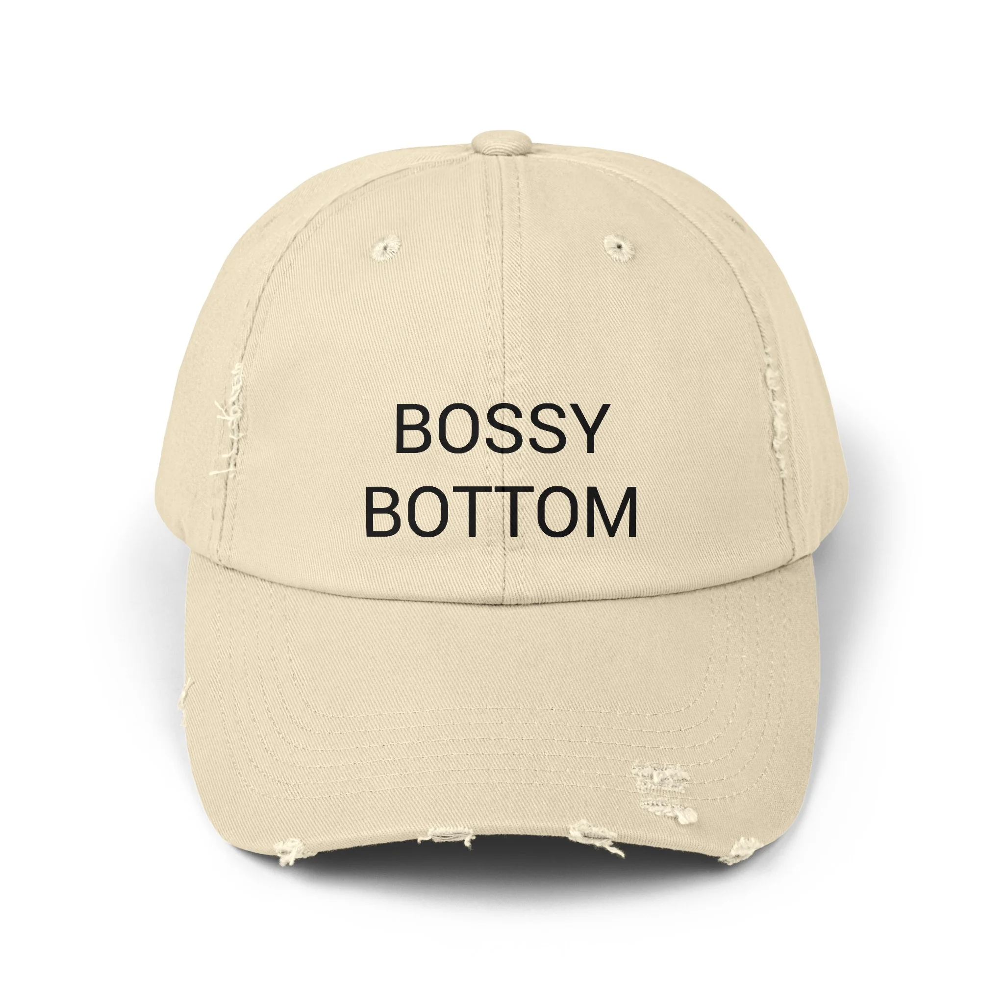 BOSSY BOTTOM Distressed Cap in 6 colors - Image 7