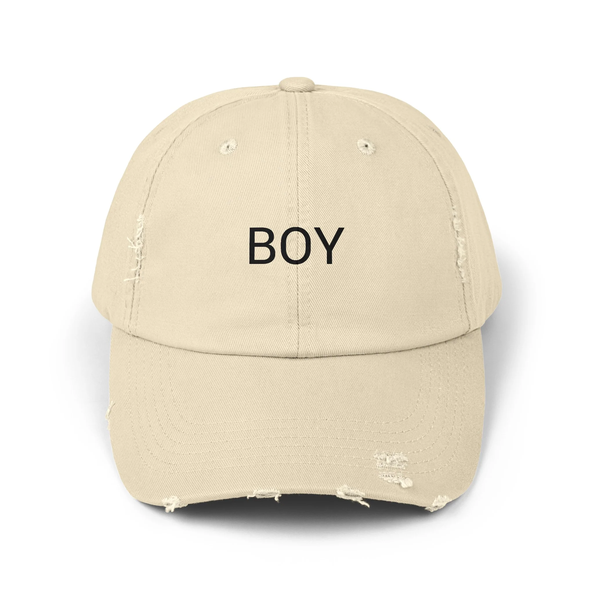 BOY Distressed Cap in 6 colors - Image 6