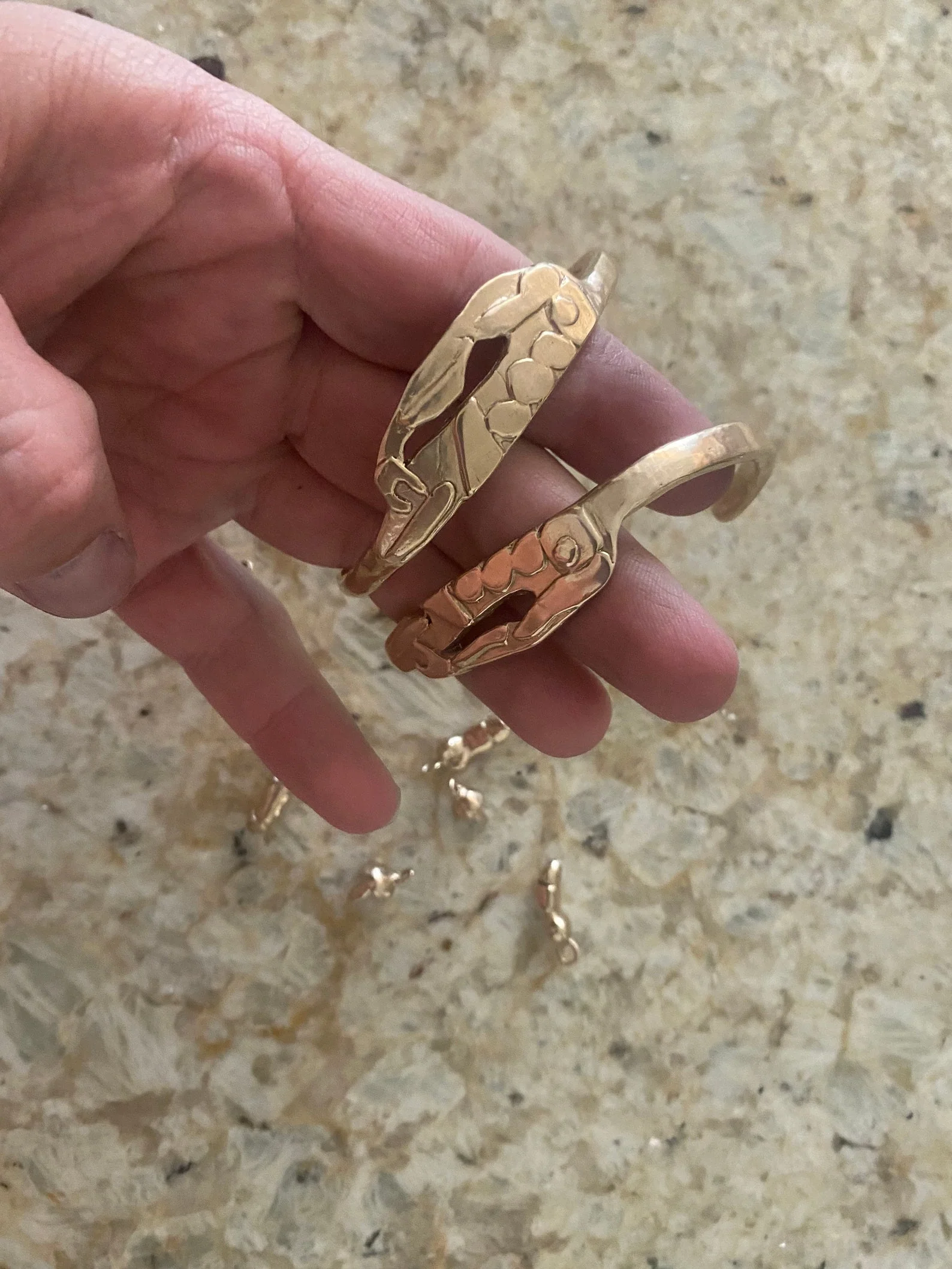 Bronze Torso Cuffs by Gilty Boy - Image 2