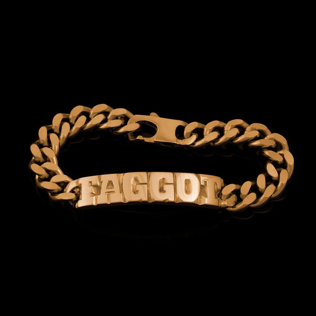 Bruce LaBruce Faggot Bracelet by Jonathan Johnson - Image 3