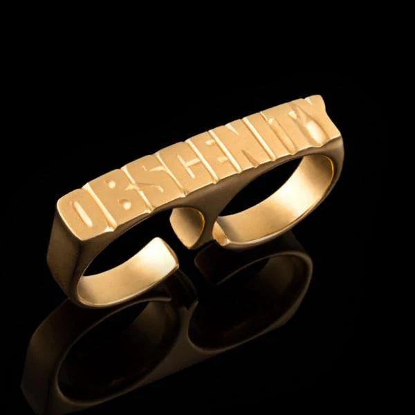 Bruce LaBruce Obscenity Double Ring by Jonathan Johnson - Image 2