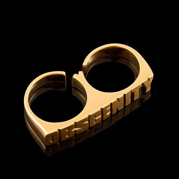 Bruce LaBruce Obscenity Double Ring by Jonathan Johnson - Image 3