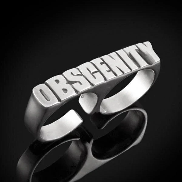 Bruce LaBruce Obscenity Double Ring by Jonathan Johnson - Image 5